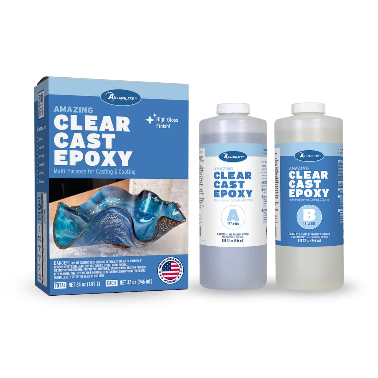 Alumilite™ 64oz. Amazing Clear Cast Epoxy Set